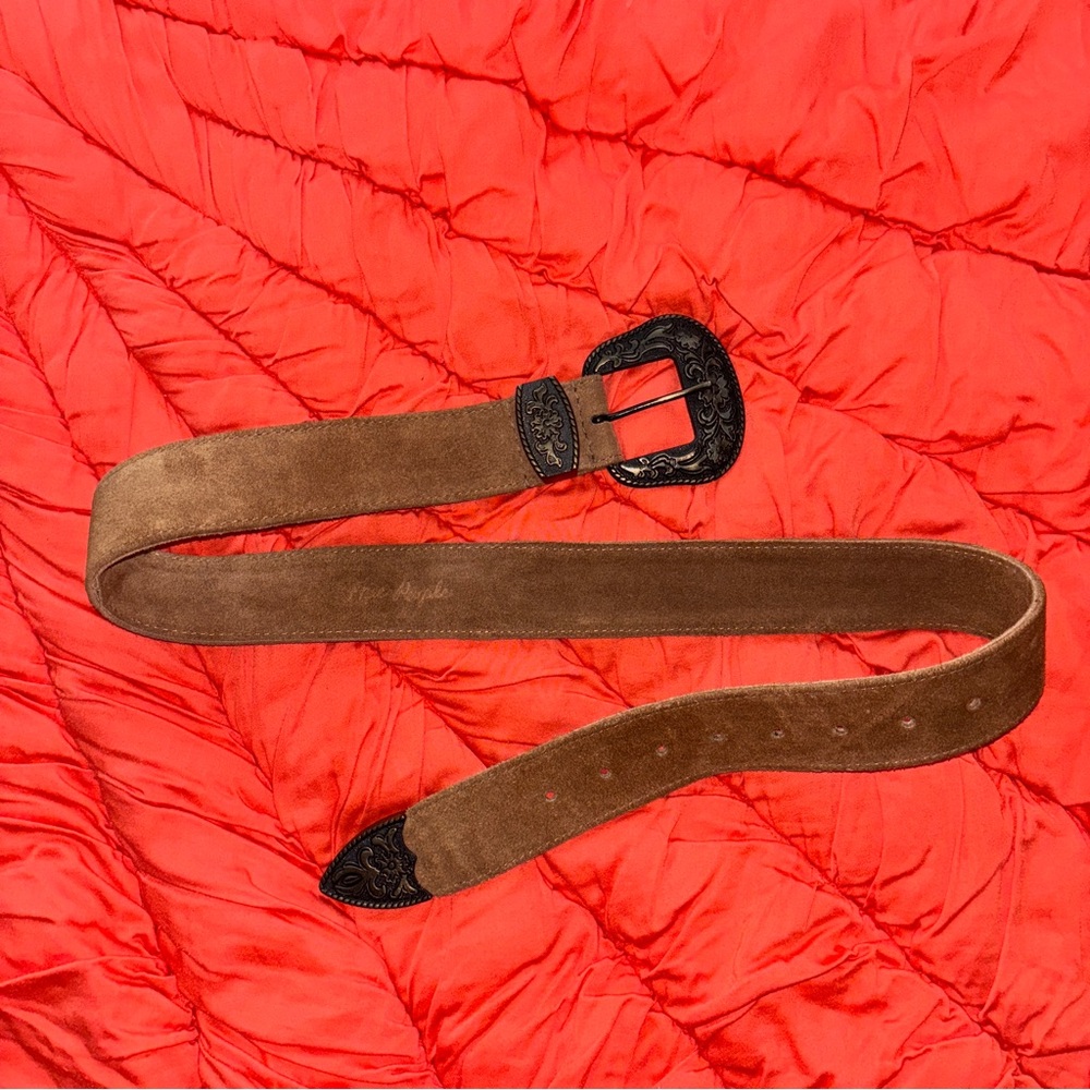 Free People Brown Suede Belt